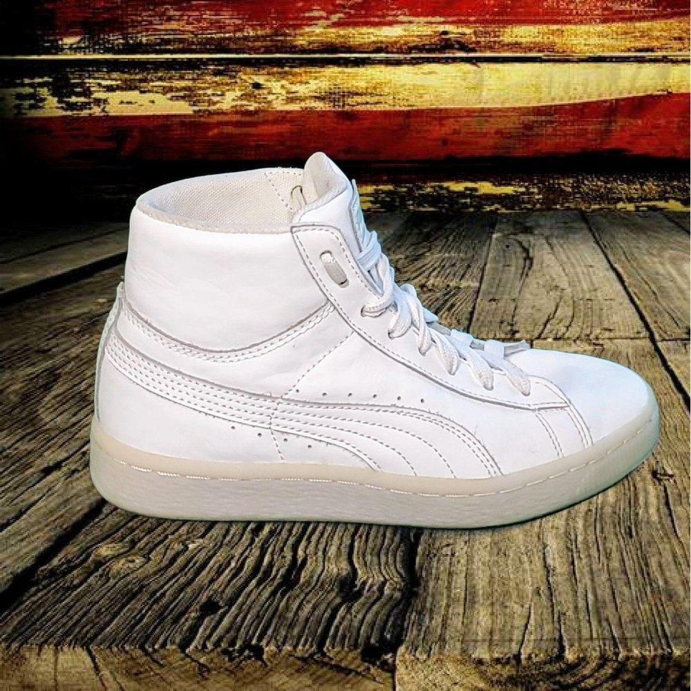 PUMA basket classic mid emboss jr (Kids) size 4 C